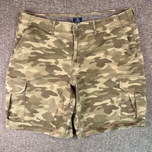 George Crago Shorts Mens 40 Green Camo Utility Pockets‎ Outdoors Fit40x9.5